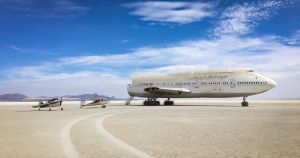 Finding a 747 in the desert