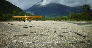 Waltman's SQ-2 on the Chilkat River outside Haines