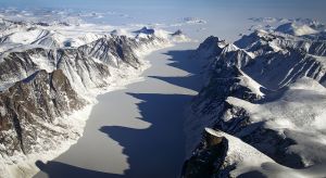 The Davis Straight on Baffin Island